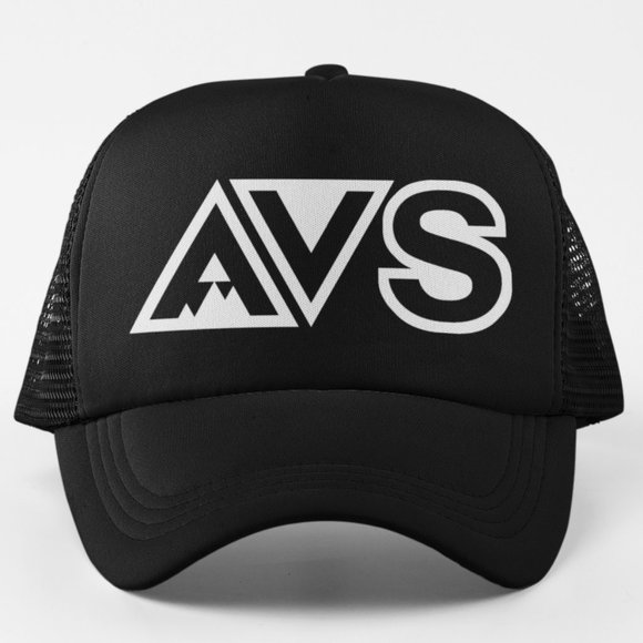 NEW Colorado Avalanche AVS Foam Trucker Mesh Snapback Hat BLACK - Picture 1 of 3